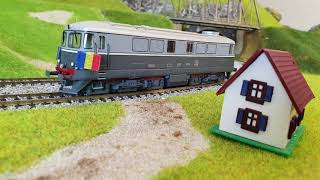 Prezentare locomotiva 060-DA-001 H0 UNBOXING ROMANIAN DIESEL LOCOMOTIVE 60 DA SERIES