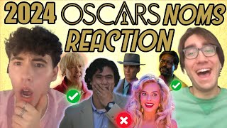2024 Oscar Nominations LIVE REACTION - the GOOD, the BAD and the BENING
