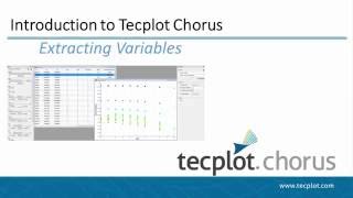 Extracting Variables in Tecplot Chorus