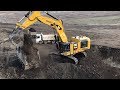 Caterpillar 6015B Excavator Loading Coal On Trucks - Sotiriadis Ate