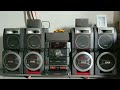 sony xgv10av vs aiwa xh ag1000 bass test