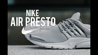 NIKE Air Presto Premium Mens Running Trainers 848141 001 METALLIC SILVER PURE PLATINUM