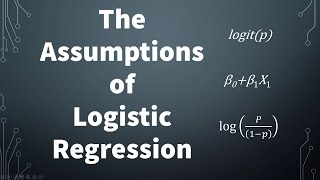 What are the Assumptions for Logistic Regression? Binary and Ordinal |Statistics