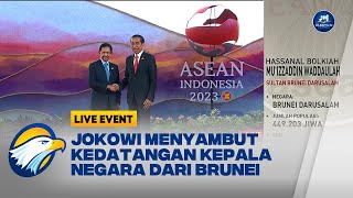 Jokowi Menyambut Kedatangan Kepala Negara Dari Brunei