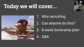 How to become a corporate recruiter - Recruiting bootcamp announcement