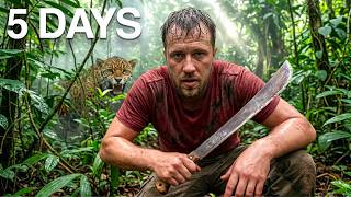 5 Days Alone Amazon Jungle Survival | No Food, Water or Shelter