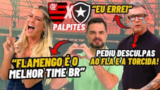 NETO SE ARREPENDE e PEDE DESCULPAS ao FLAMENGO! Renata Fan FLAMENGO X BOTAFOGO PALPITES | AO VIVO