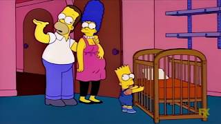 Homer's Reverse Psychology: "Leave the baby with his little crib." (The Simpsons)