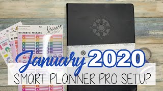January 2020 Smart Planner Pro Setup