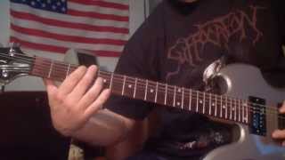 Asphyx -  Deathhammer (guitar cover)