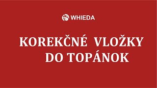 Korekčné vložky do topánok WHIEDA/SK￼