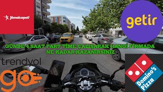 Part Time Hangi Firma Ne Kadar Kazandırır/Kuryelik