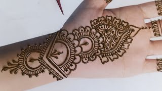 Easy \u0026 Stylish Mehndi Design|| New Front Hand Mehndi Design|| Stylish \u0026 Beautiful Mehndi Design