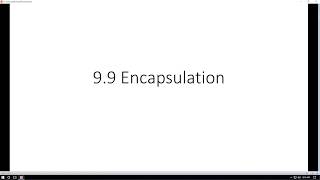 9 9 Encapsulation