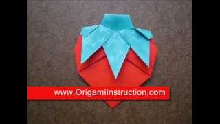 Origami Strawberry