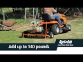 agri fab 45 0458 smartlink turf shark curved blade aerator the green reaper