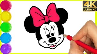 How to draw Mickey mouse easy step by step || How to draw cute Mickey mouse  drawing for beginners.