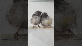 #watercolour #art #watercolorpainting #arts #shorts #short #artist #creative #bird #artwork #drawing