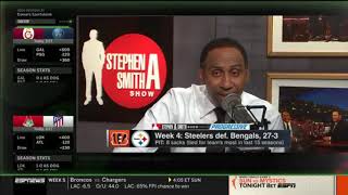 Mason Rudolph picks up first career win (Steelers 27, Bengals 3) | Stephen A. Smith Show