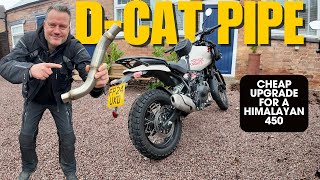 Royal Enfield Himalayan 450 Gets LOUDER!  D-Cat Link Pipe Install \u0026 Sound Test!