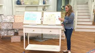 24" Wipeable Monthly Wall Calendar by Lauren McBride on QVC