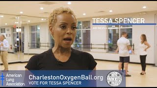 News 4's Tessa Spencer dancing in Lowcountry Dancing with the Stars Oxygen Ball