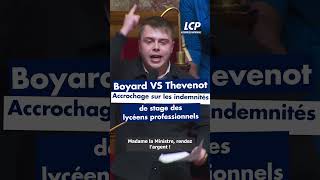 Vif accrochage entre Louis Boyard et Prisca Thevenot à l'Assemblée nationale - 9/04/2024