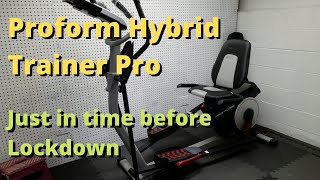 Proform Hybrid Trainer Pro | Unboxing and Assembly