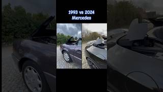 Mercedes 1993 vs 2024  #automobile #classic #duet #retro #oldschool #80smusic #evolution #vintage