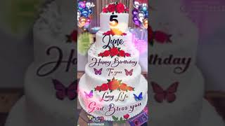 5 June 2021 | Happy Birthday 🎂 Birthday Wishes♫ Birthday Song🎉whatsapp happy birthday status video