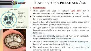 CLASSIFICATION OF CABLES USED FOR UNDERGROUND POWER TRANSMISSION | EE301 KTU PGTP