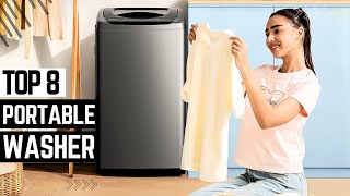 Top 8 Best Portable Washing Machine 2025 ✅Compact \u0026 Efficient Washers for Small Spaces✅