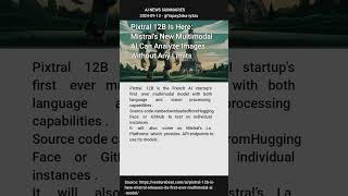 Pixtral 12B Is Here: Mistral’s New Multimodal AI Can Analyze Images Without Any Limits