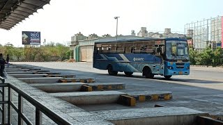 GSRTC 2 Luxury Bus Departure Of Ranip Bus Port