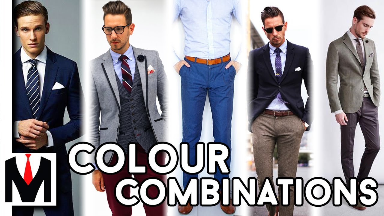 Best Colour Combinations For Clothes | Mens Colour Matching Guide - YouTube