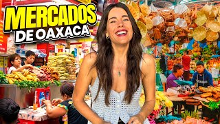 ¡Los MEJORES MERCADOS de OAXACA! 🇲🇽 Comida TRADICIONAL Oaxaqueña