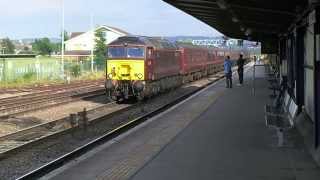 WCRC CLAGGY 47826 LEADS 57315 ON 1Z88 HEART OF WALES EXPLORER THROUGH GLOUCESTER 030813