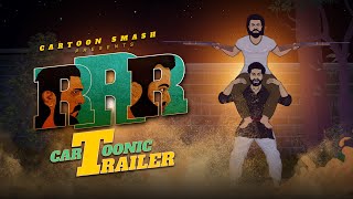 RRR Re-Release Animated Trailer | SS Rajamouli | NTR, Ram Charan | Cartoon Smash