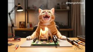 Problem solve #cat #funny #aivideo #reels #cutecat #catshorts