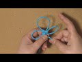 飾り結び「几帳結び」の結び方　パラコード 　chinese flower knot 3 petal version ／ 結び方ナビ 〜 how to tie 〜