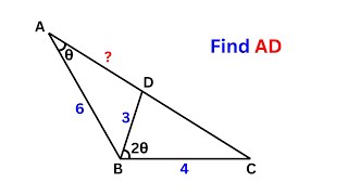 Sweden Math Olympiad Geometry Problem | Find the length AD