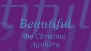 Christina Aguilera-Beautiful Lyrics