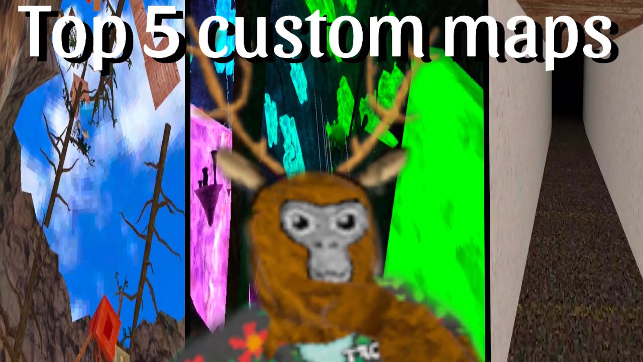 Top 5 Gorilla Tag Custom Maps Youtube