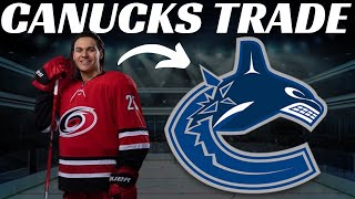 Breaking News: NHL Trade - Canucks Acquire Ethan Bear from Carolina