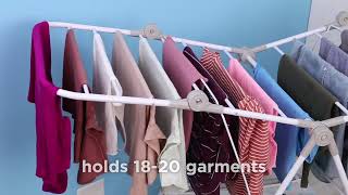 Large Folding Wing Clothes Drying Rack