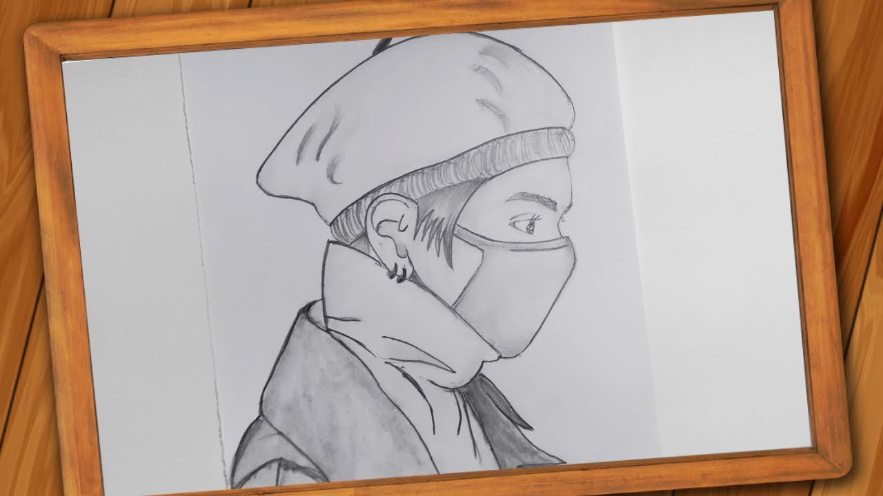 Step Beginner Bts V Drawings Easy Step Beginner Bts V Drawings Easy