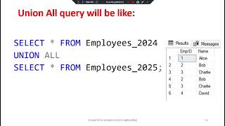 SQL SET Operations in MS SQL Server | UNION, UNION ALL, INTERSECT, EXCEPT in tamil