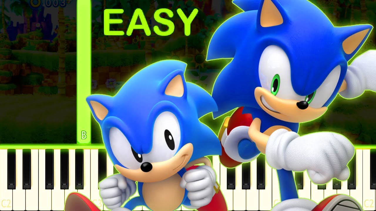 Sonic Generations Easy Piano Tutorial Youtube
