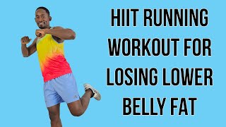 30-Minute HIIT Running In Place Workout to Lose Stubborn Lower Belly Fat