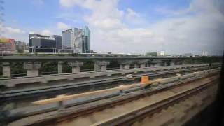 【中国】 上海地下鉄16号線 車窓風景　竜陽路駅～華夏中路駅　Shanghai Metro Line 16 Longyang Road to Middle Huaxia Road　(2016.9)